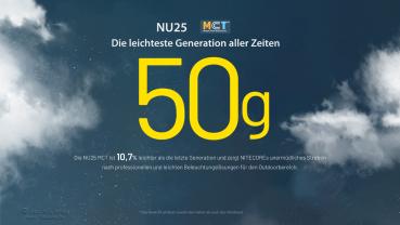NITECORE NU25 MCT 400 LUMEN SCHWARZ